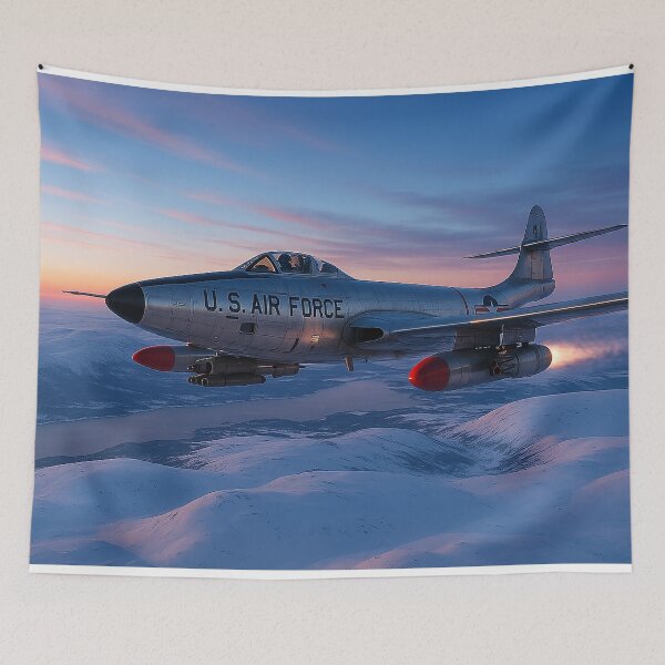 Item preview, F-89 Scorpion Patrol Over Arctic Twilight designed and sold by Skyframe Aviation.