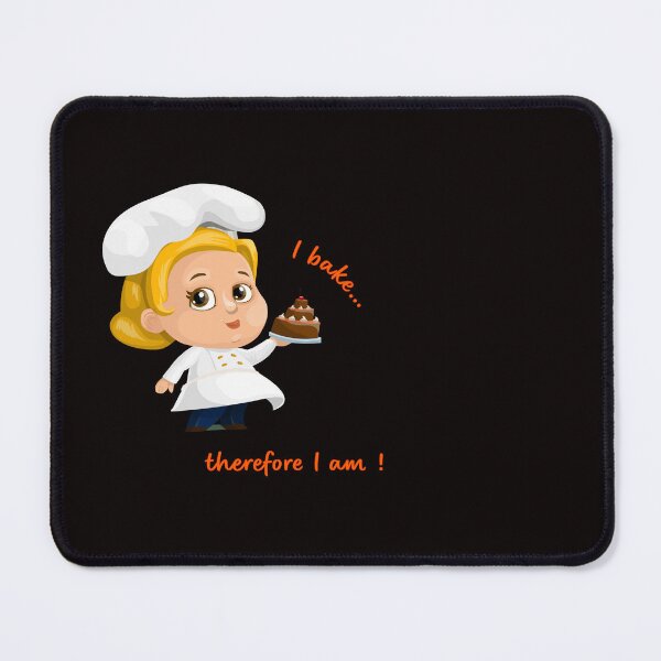 Item preview, I Bake... therefore I am ! designed and sold by JenGo Creative.