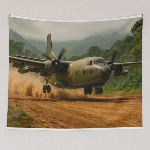 Item preview, C-123 Provider Landing in Jungle Terrain designed and sold by Skyframe Aviation.