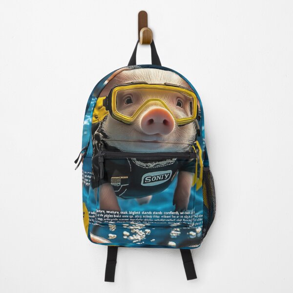 Item preview, Piggy Diver Bubbles of Joy Beneath the Surface designed and sold by Reina75.