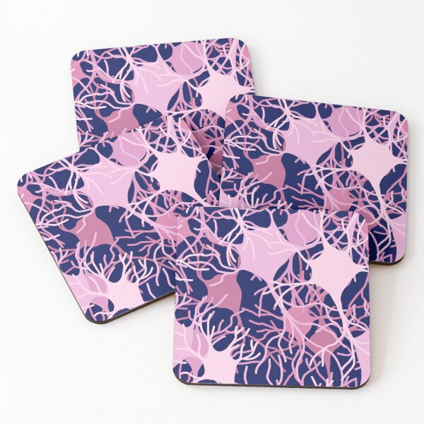 Item preview, Neural Network Neurons Pink Pattern designed and sold by BundaBear.