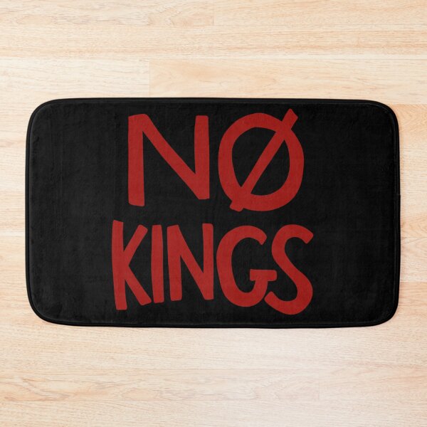 Item preview, NO KINGS BLACK PROTEST STICKER SHIRT designed and sold by aydapadi.