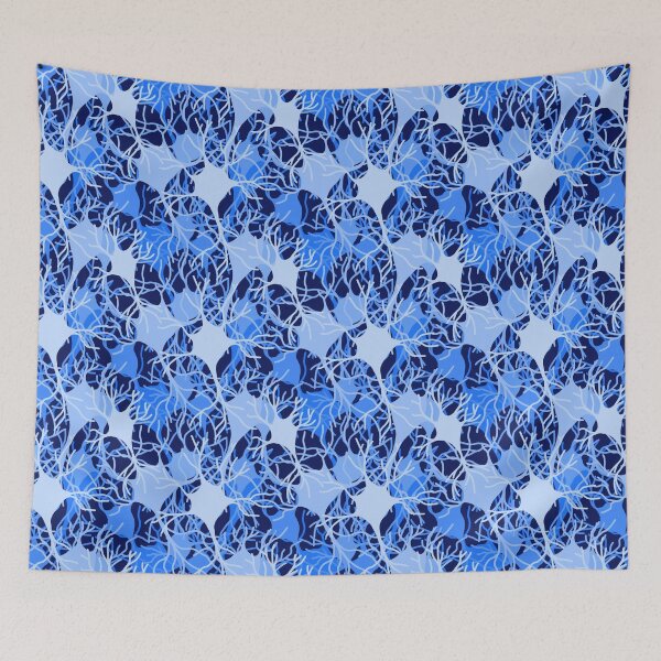 Item preview, Neural Network Neurons Blue Pattern designed and sold by BundaBear.