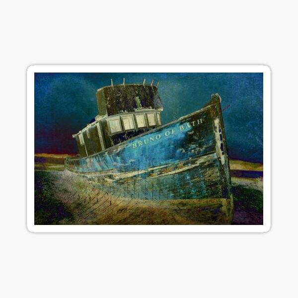 Midnight Shipwreck Sticker
