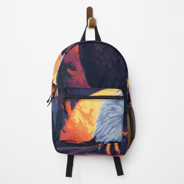 Item preview, Pixelated Bald Eagle – Majestic Moonlit Design designed and sold by nhk999.