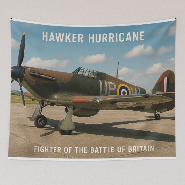 Item preview, Hawker Hurricane Postcard designed and sold by Skyframe Aviation.