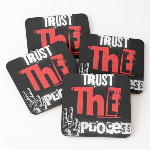 Item preview, Trust The Process – Bold Motivational Typography Art designed and sold by RolandArts.