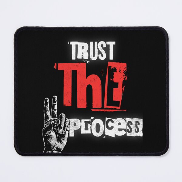 Item preview, Trust The Process – Bold Motivational Typography Art designed and sold by RolandArts.