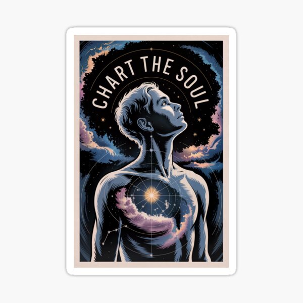 Item preview, Chart The Soul Cosmic Connection designed and sold by ShadowAndSlate.