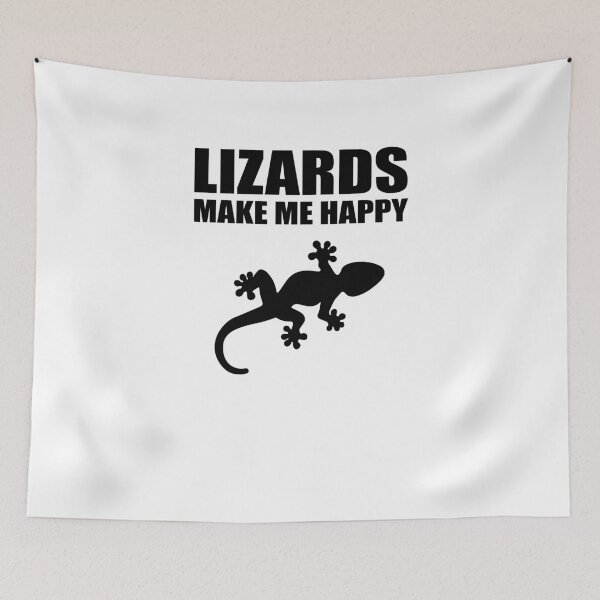 Item preview, Lizards Make Me Happy  designed and sold by TeeTimeGuys.