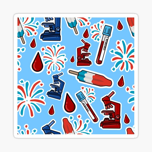 Item preview, Medical laboratory Sciences 4th of July  designed and sold by ashyssciencedesigns.