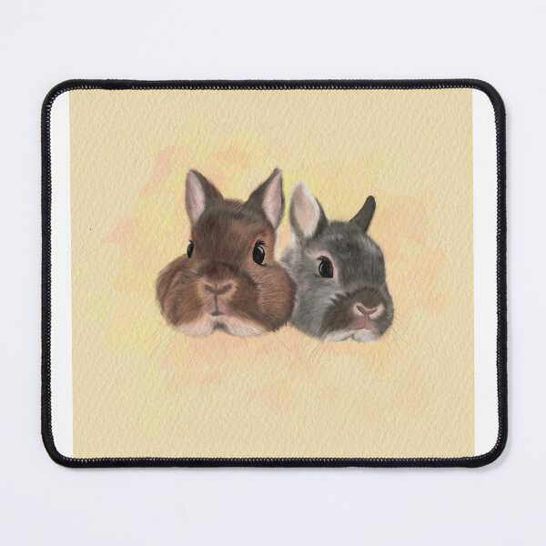 Item preview, Adorable Netherland Dwarf Bunny Duo designed and sold by TachiHanchi.