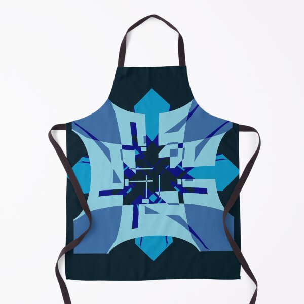 Item preview, Shades of Blue Floral Abstract designed and sold by ElasticPixels.