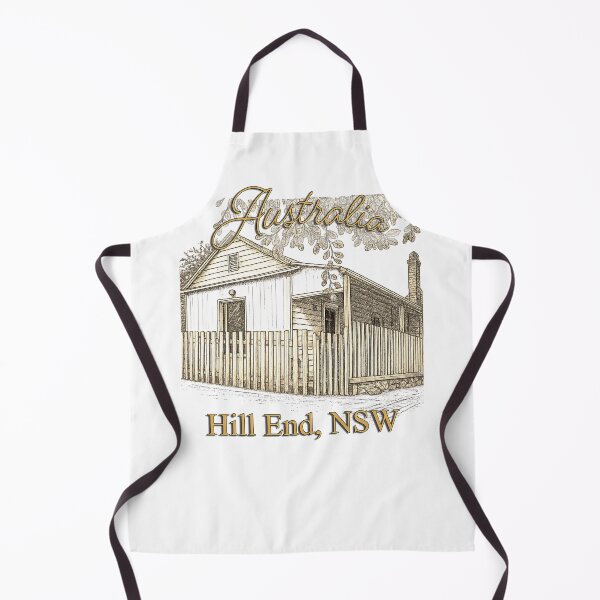Item preview, Australian Landscapes - Hill End, NSW - Sydney Hotel Cottage Sketch designed and sold by Michael van der Hoorn.