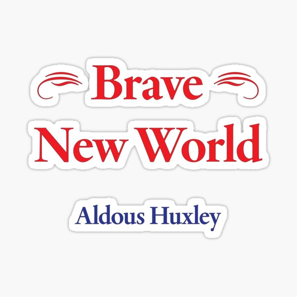 Item preview, Aldous Huxley, Brave New World designed and sold by CharlottePlaceArt.