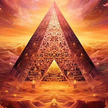 Artwork thumbnail, Pyramid 4 by The Paper Cut