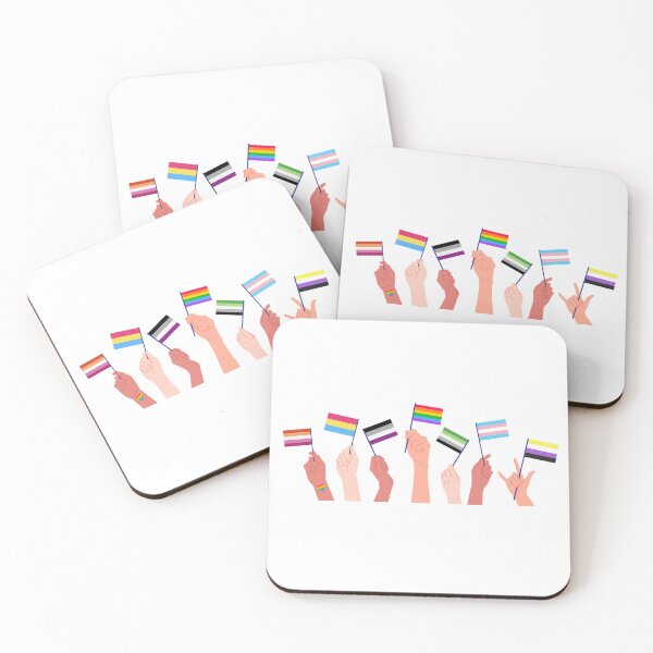 Item preview, Inclusive LGBTQ+ Pride Flag Collection Design designed and sold by AlmaConYapa.