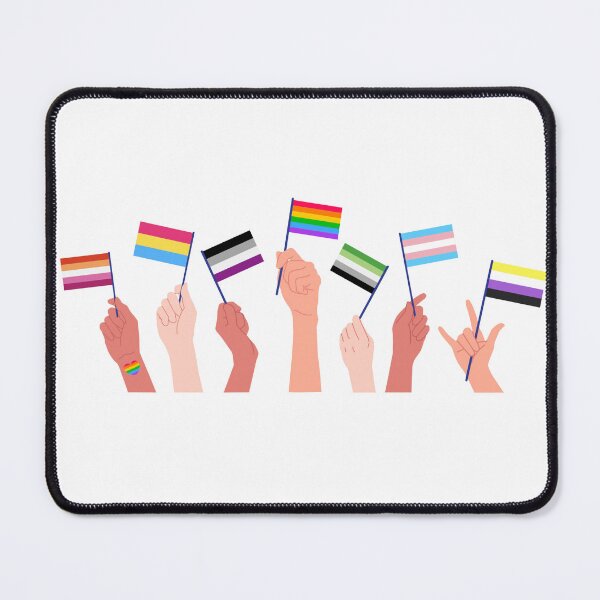 Item preview, Inclusive LGBTQ+ Pride Flag Collection Design designed and sold by AlmaConYapa.