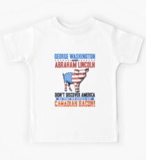 Abe Lincoln George Washington History Prank Kids Tee