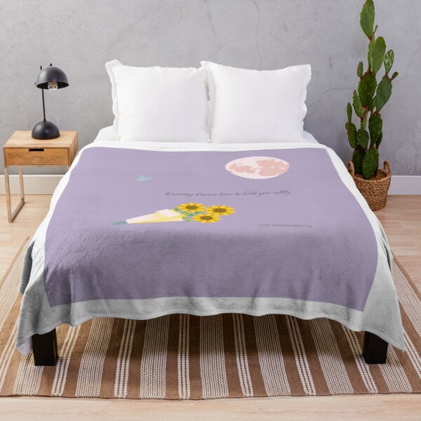 Item preview, Evening Knows – Minimal Night Flower & Quote | KW KindWaves designed and sold by KWkindwaves.