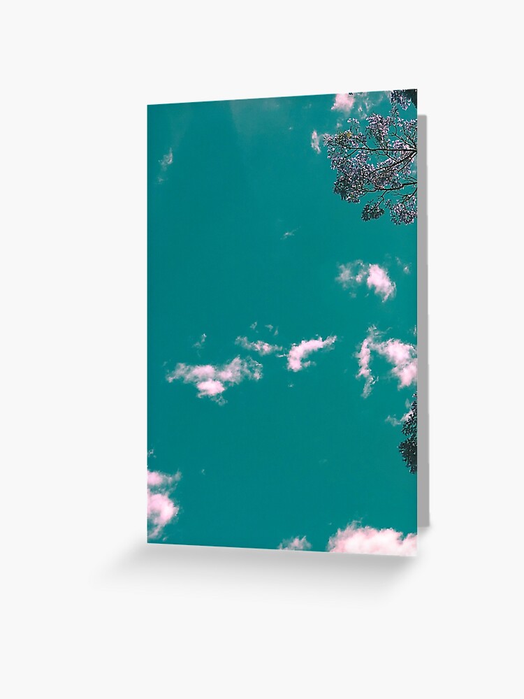 Thumbnail 1 of 2, Greeting Card, Exclusive cover art from When Clouds Meet Sky designed and sold by TraceDonella.