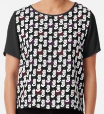 Ruth Bader Ginsburg Pattern Chiffon Top