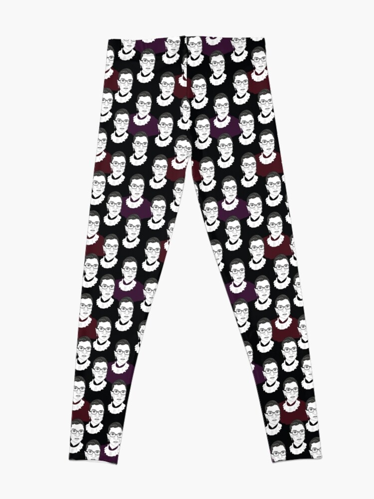 Alternate view of Ruth Bader Ginsburg Pattern Leggings