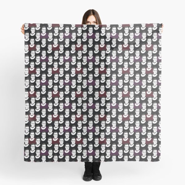 Ruth Bader Ginsburg Pattern Scarf
