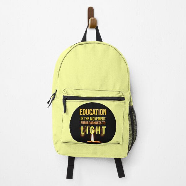 Item preview, Education Is the Movement from Darkness to Light – Enlightening Quote Design for Learners designed and sold by ArtsyExplorer.