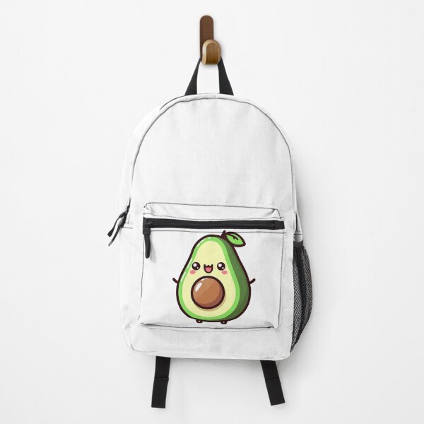 Item preview, Smiling Kawaii Avocado Cartoon Character designed and sold by ArtfulWeave.