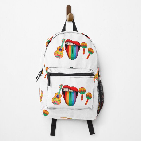 Item preview, Latinx Pride Rainbow Tongue with Instruments - Pride - Love is Love designed and sold by AlmaConYapa.