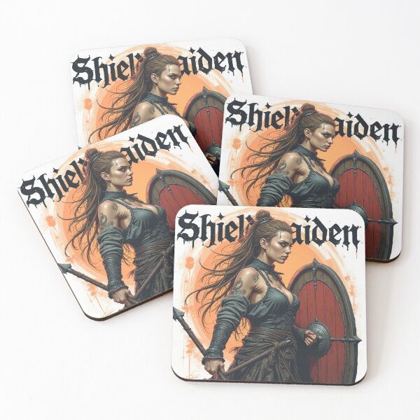 Item preview, Viking barbarian warrior woman - Valkyrie designed and sold by Danh Style.
