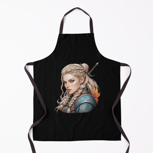 Item preview, Viking barbarian warrior woman - Valkyrie designed and sold by Danh Style.