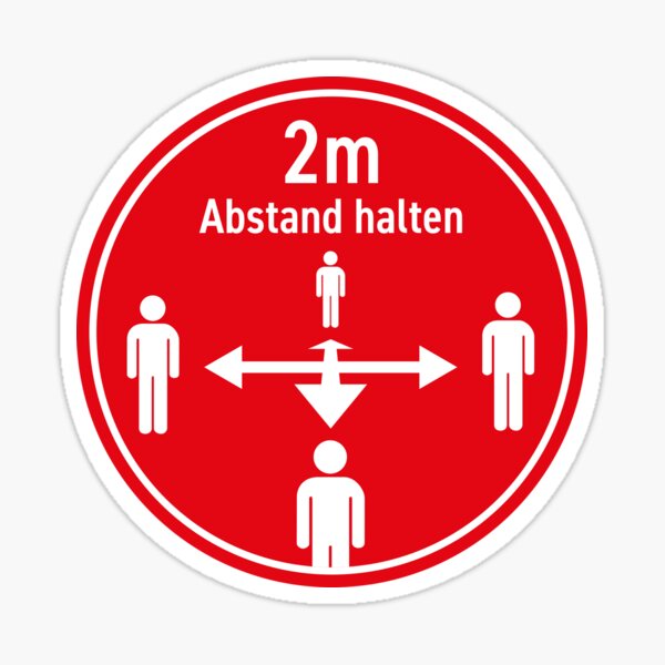Artikel-Vorschau von Corona Virus 2m Abstand Halten, designt und verkauft von tiffsmarket.
