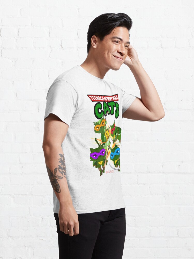 Alternate view of TEENAGE MUTANT NINJA CATS Classic T-Shirt