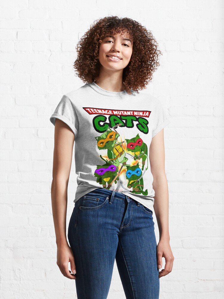 Alternate view of TEENAGE MUTANT NINJA CATS Classic T-Shirt