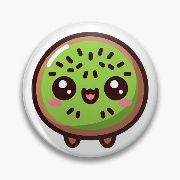 Item preview, Smiling Kawaii Kiwi Cartoon Fruit Character designed and sold by ArtfulWeave.