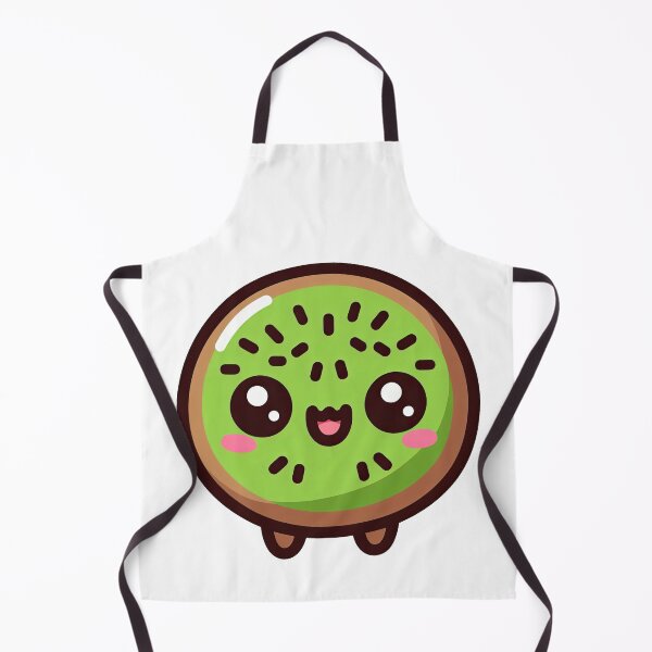 Item preview, Smiling Kawaii Kiwi Cartoon Fruit Character designed and sold by ArtfulWeave.