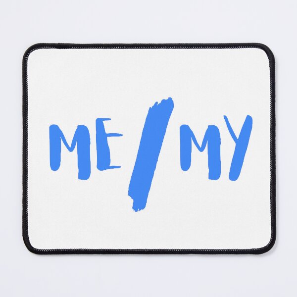 Item preview, Me/My blue text designed and sold by CazDPhotos.