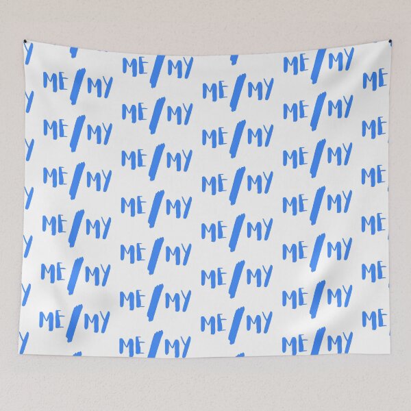 Item preview, Me/My blue text designed and sold by CazDPhotos.