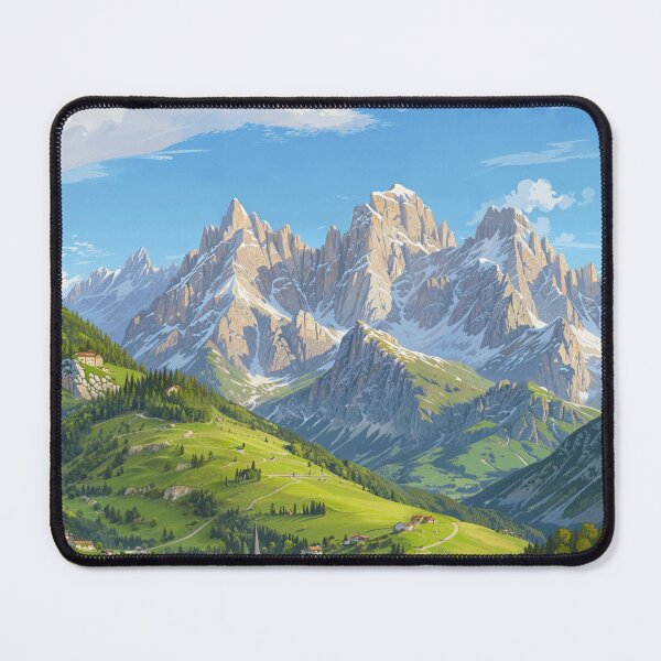 Item preview, Dolomites Mountain designed and sold by WanderlustArtsy.