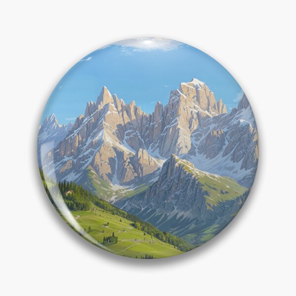 Item preview, Dolomites Mountain designed and sold by WanderlustArtsy.