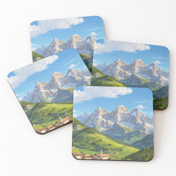 Item preview, Dolomites Mountain designed and sold by WanderlustArtsy.
