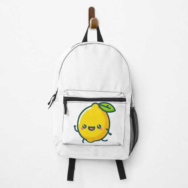 Item preview, Happy Kawaii Lemon Cartoon Fruit Character Design designed and sold by ArtfulWeave.