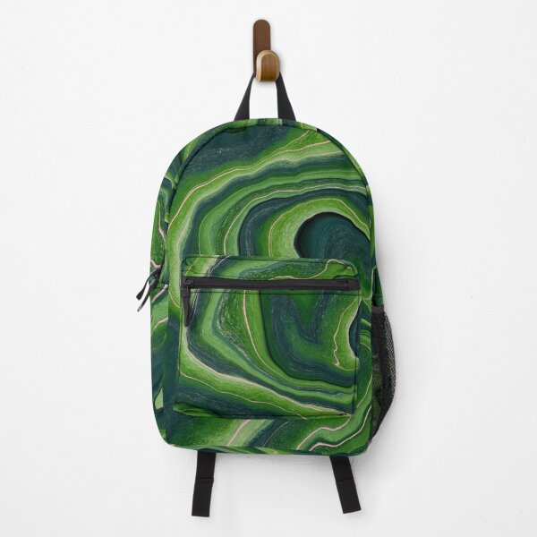 Item preview, Vivid green Waves abstract designed and sold by Quoppidou.