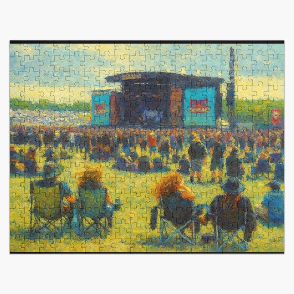Item preview, Download Festival Painting designed and sold by TeeSnoop.