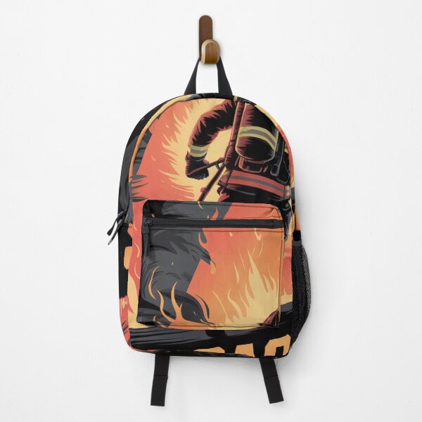 Item preview, Courageous Face The Heat Firefighter designed and sold by ShadowAndSlate.