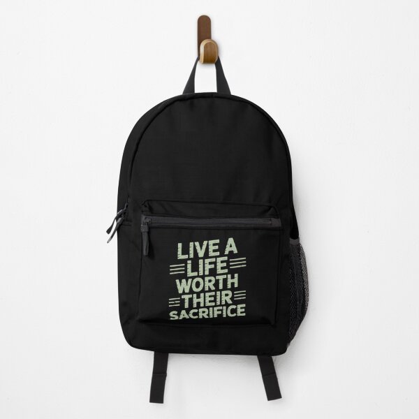 Item preview, Live A Life Worth Their Sacrifice designed and sold by SignumShop.
