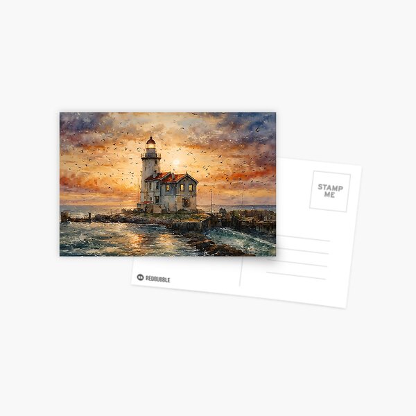 Item preview, Lighthouse on the island of Marken designed and sold by sid1802.