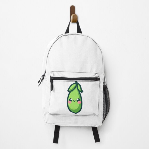 Item preview, Cute Kawaii Peas in Pod Cartoon Vegetable Character designed and sold by ArtfulWeave.